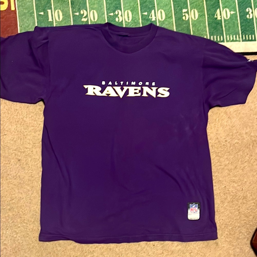 Reebok Purple Baltimore Ravens Short Sleeve Tee